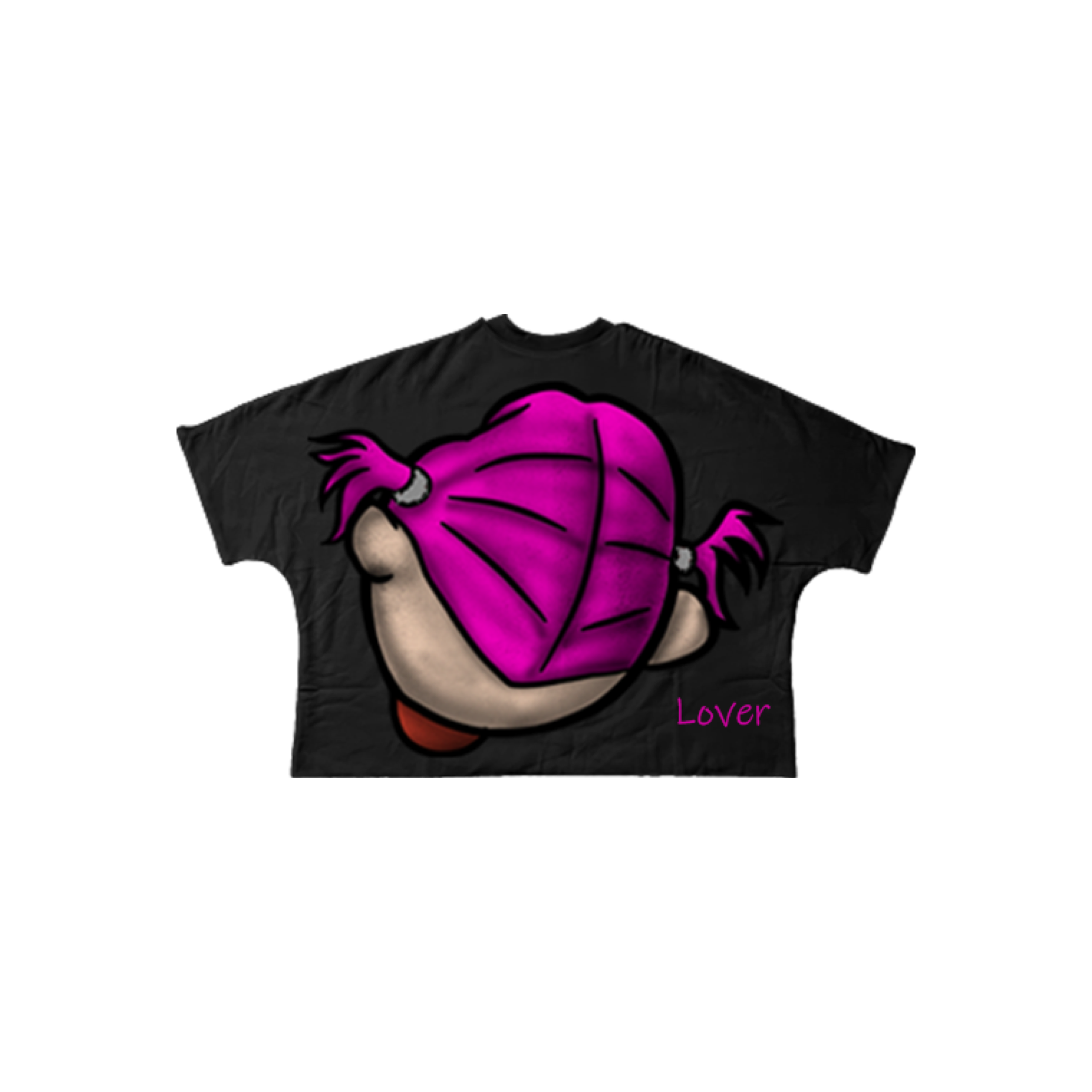 Crazy lover Tee White/ Black (PreMade)
