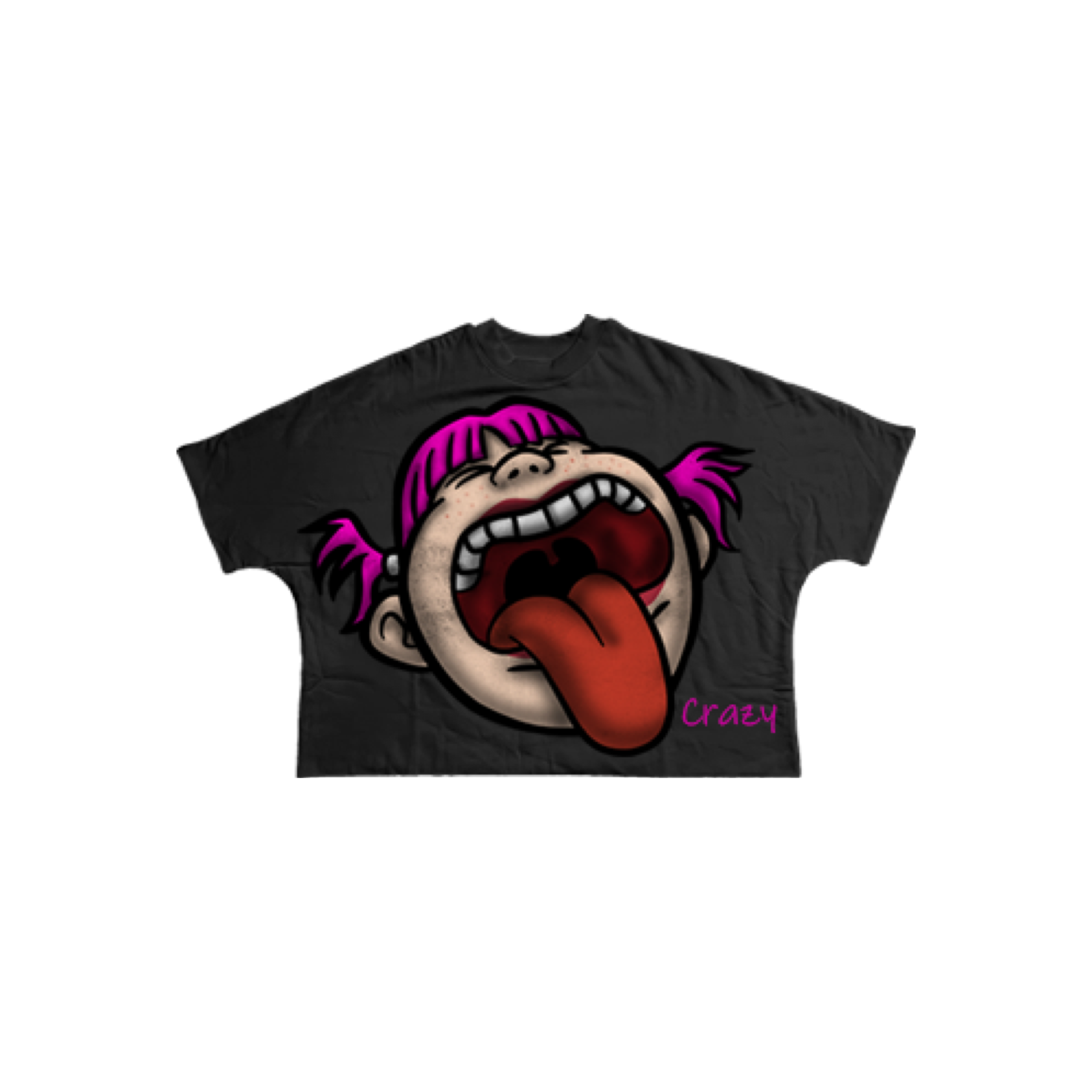 Crazy lover Tee White/ Black (PreMade)