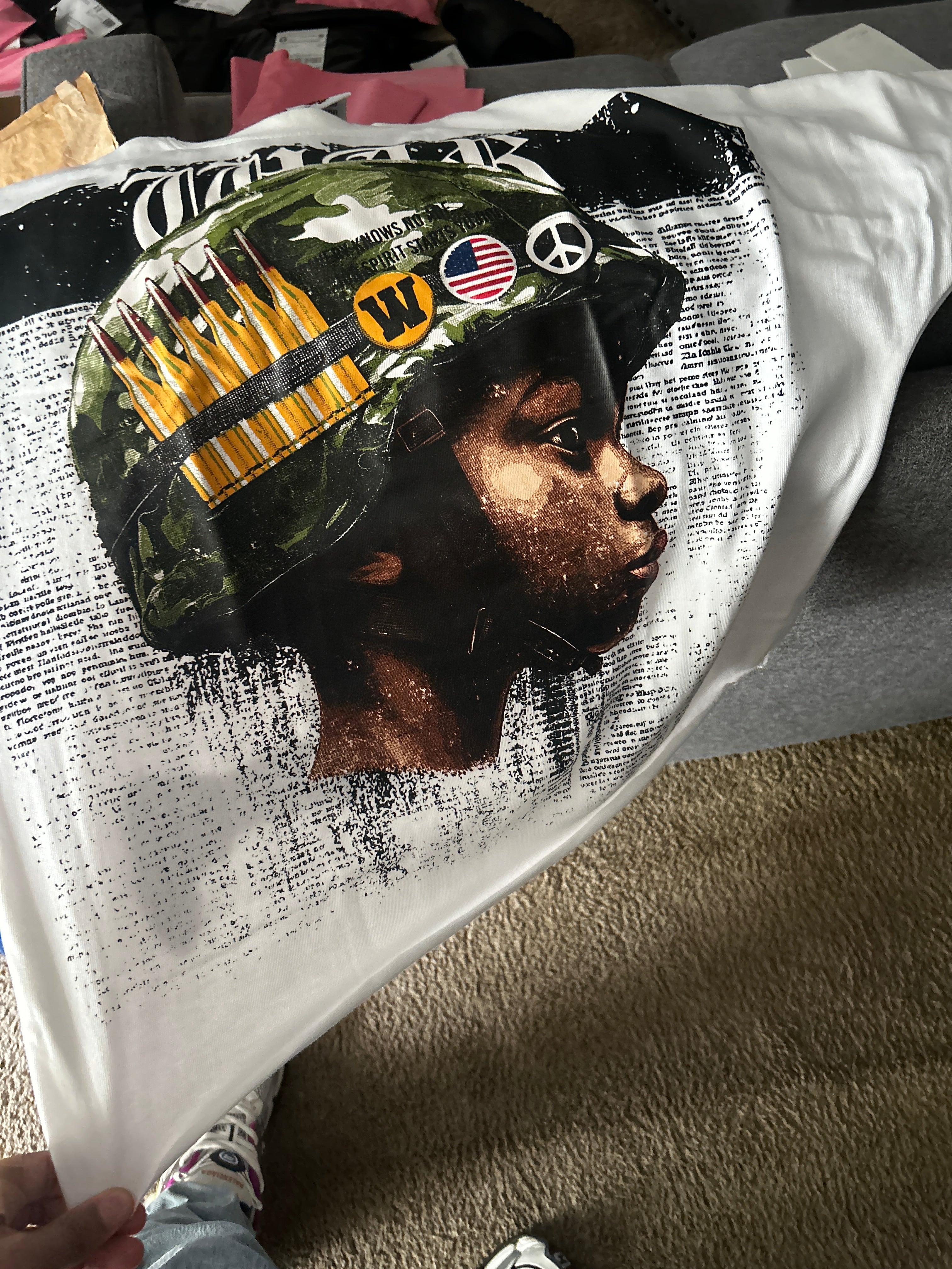 War Oversized Tee