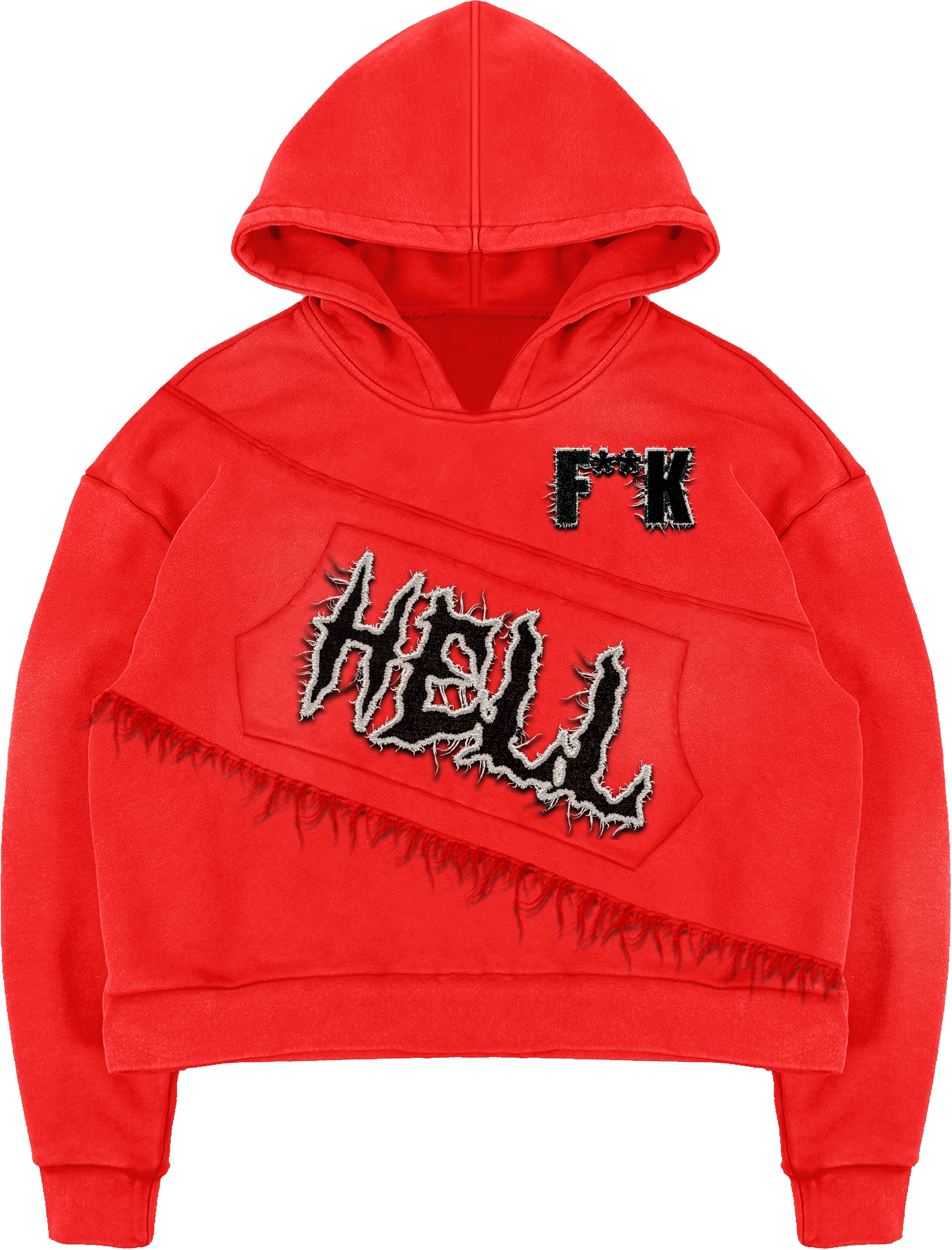 F**K HELL HOODIE - RED